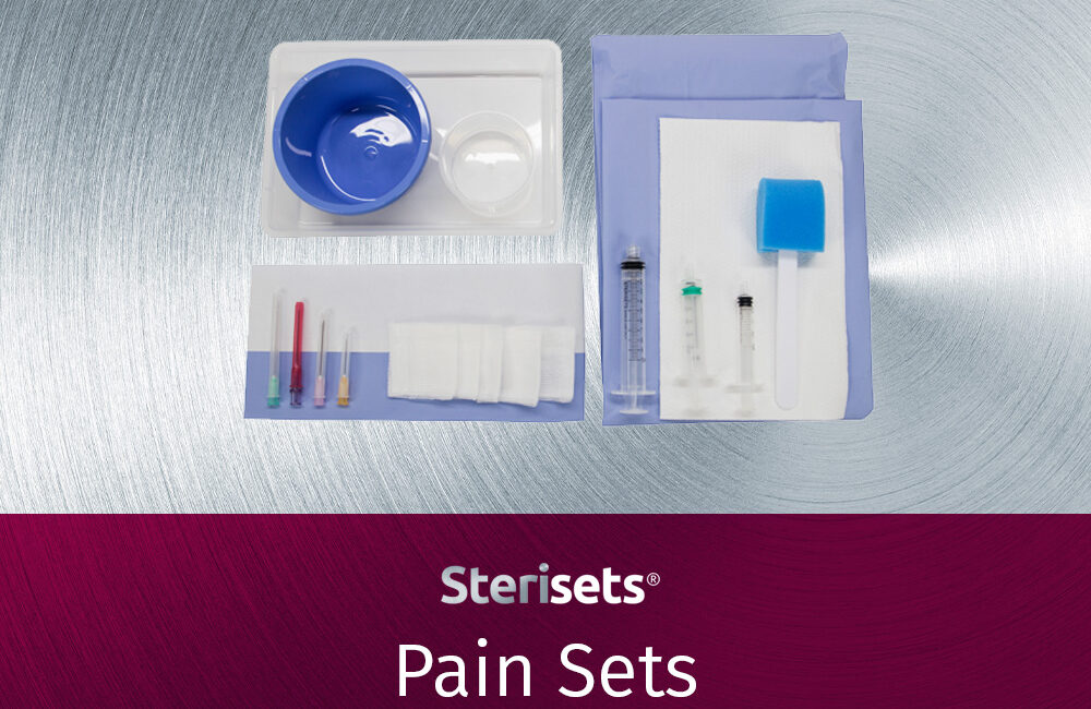 Pain procedure sets | psurgical procedure packs | manufactured by Sterisets
