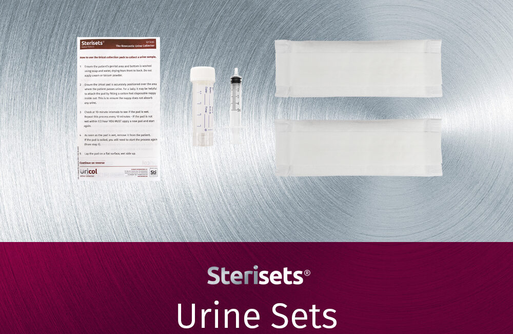 Urine examination sets manufactured by Sterisets
