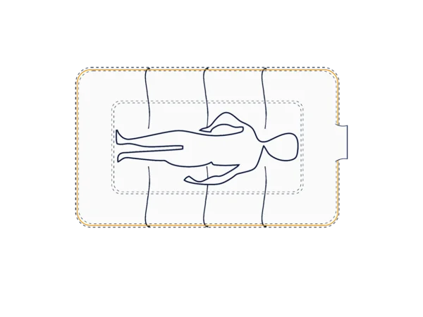 Adult tube patient warming blanket by Sterisets