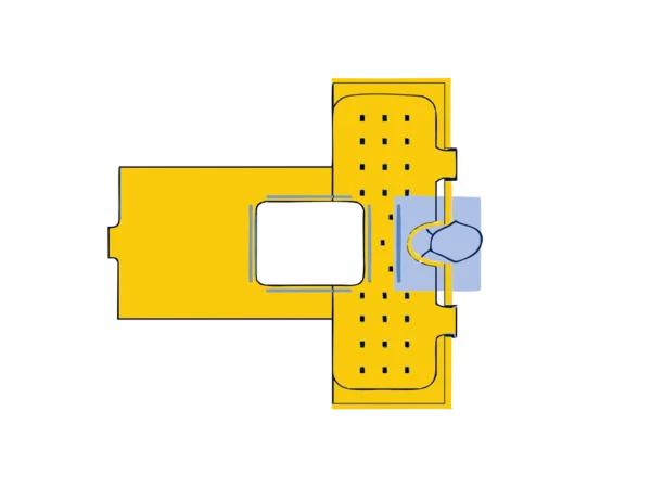 Abdominal access patient warming blanket by Sterisets