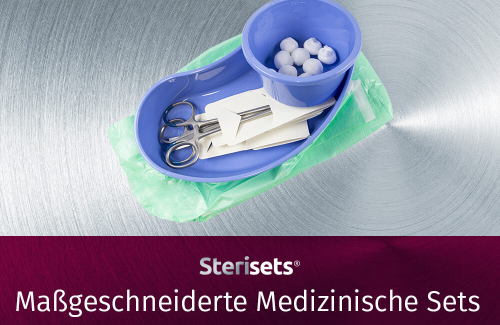 Maßgeschneiderte medizinische Sets hergestellt von Sterisets International