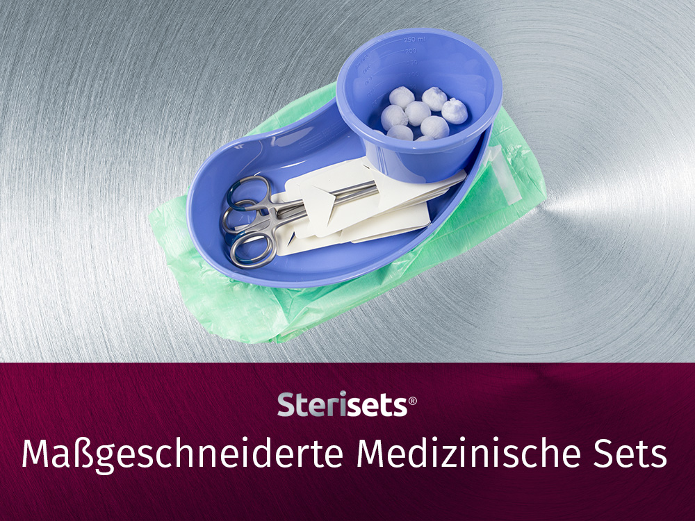 Maßgeschneiderte medizinische Sets hergestellt von Sterisets International