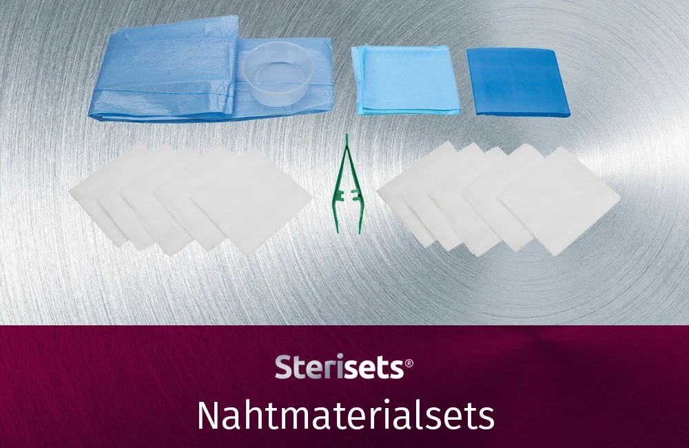 Nahtmaterialsets hergestellt von Sterisets International