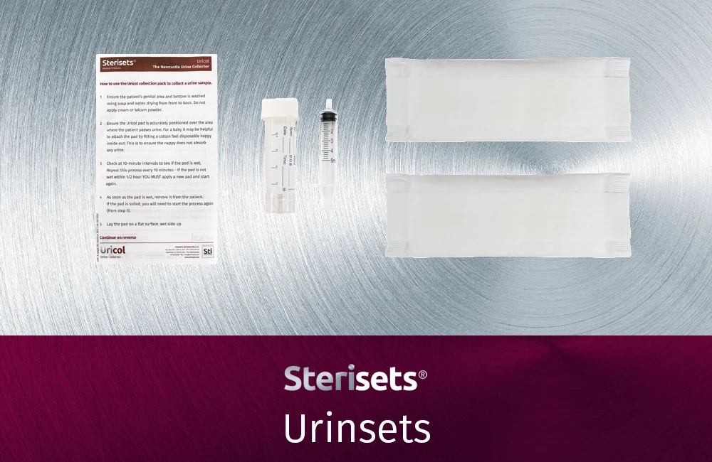 Urinsets hergestellt von Sterisets International