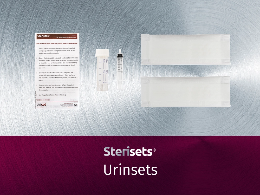 Urinsets hergestellt von Sterisets International